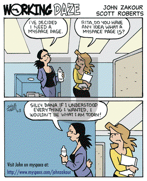 Working Daze on Thursday September 18, 2008 Comic Strip