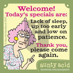 Aunty Acid on Saturday March 11, 2017 Comic Strip