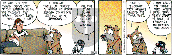 Get Fuzzy on Thursday April 8, 2010 Comic Strip