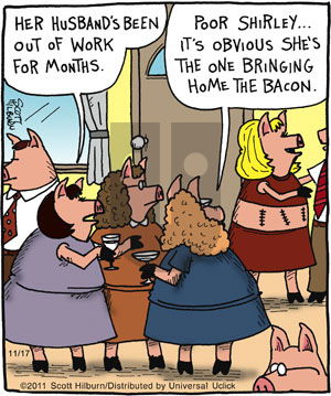 The Argyle Sweater - Thursday November 17, 2011 Comic Strip