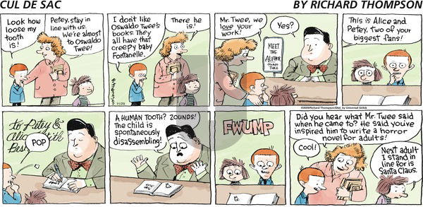 Cul de Sac on Sunday November 29, 2009 Comic Strip