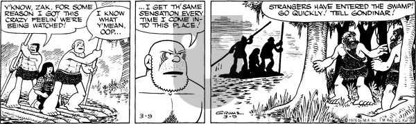 Alley Oop on Tuesday March 9, 1976 Comic Strip