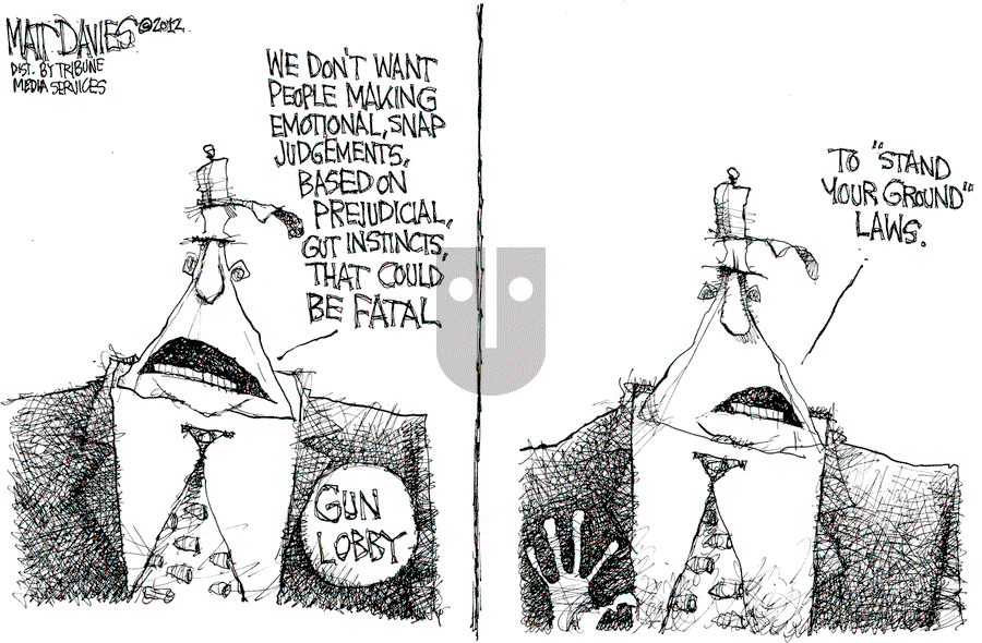 Matt Davies - Wednesday March 28, 2012 Comic Strip