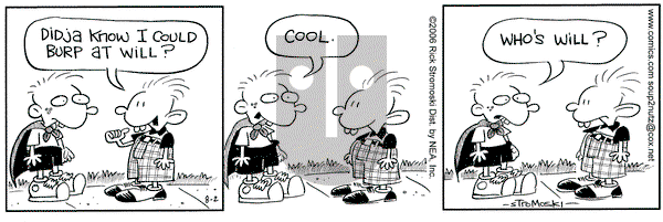 Soup to Nutz - Old on Wednesday August 2, 2006 Comic Strip