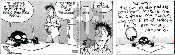 Get Fuzzy on Monday February 2, 2004 Comic Strip