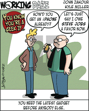 Working Daze on Saturday February 24, 2007 Comic Strip