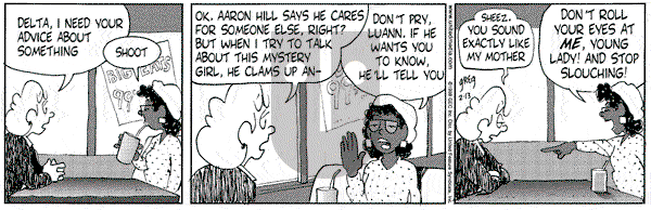 Luann on Friday February 13, 1998 Comic Strip