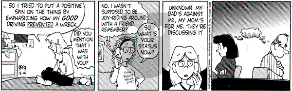 Luann on Wednesday May 16, 2001 Comic Strip