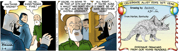 Alley Oop on Wednesday March 4, 2009 Comic Strip