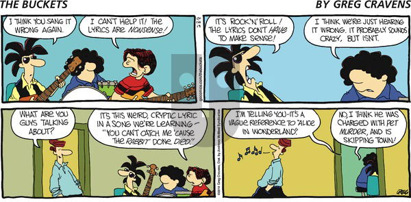 The Buckets on Sunday January 6, 2019 Comic Strip