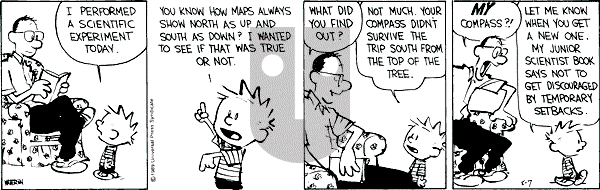 Calvin and Hobbes - Monday August 7, 1989 Comic Strip