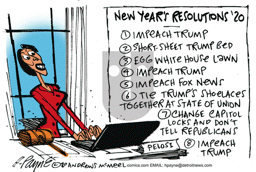 Henry Payne on Friday January 3, 2020 Comic Strip