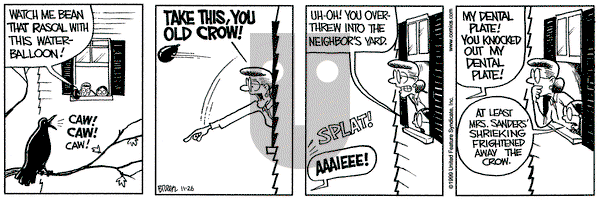 Grand Avenue on Friday November 26, 1999 Comic Strip