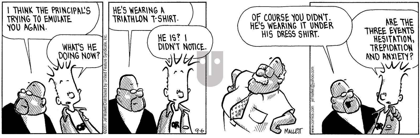 Frazz - Thursday September 6, 2001 Comic Strip