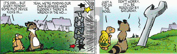 Over the Hedge on Monday March 19, 2018 Comic Strip