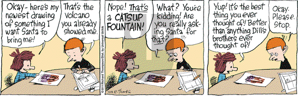 Cul de Sac on Friday December 9, 2011 Comic Strip