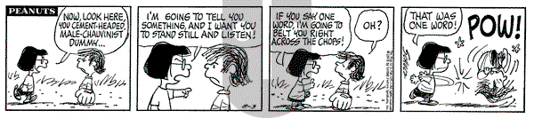 Peanuts - Friday August 3, 1973 Comic Strip