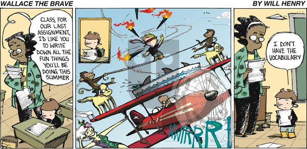 Wallace the Brave on Sunday June 3, 2018 Comic Strip