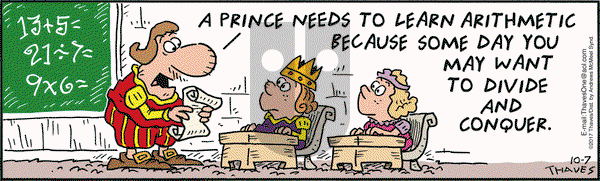 Frank and Ernest on Saturday October 7, 2017 Comic Strip