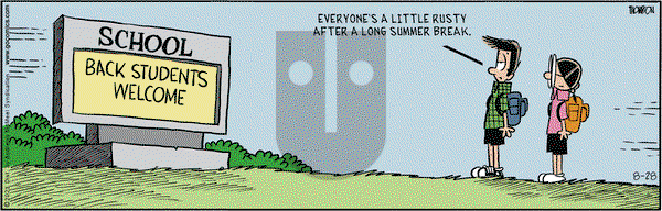 Grand Avenue on Monday August 28, 2023 Comic Strip