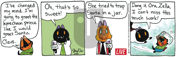 Breaking Cat News on Thursday March 20, 2025 Comic Strip