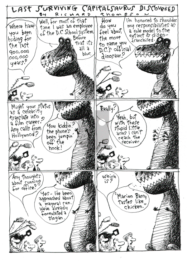 Richard's Poor Almanac on Thursday November 12, 2015 Comic Strip