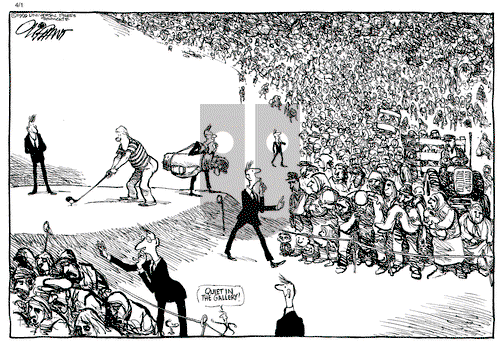 Pat Oliphant on Thursday April 1, 1999 Comic Strip