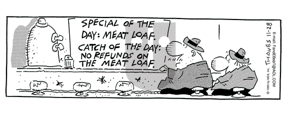 Frank and Ernest on Tuesday November 28, 1995 Comic Strip