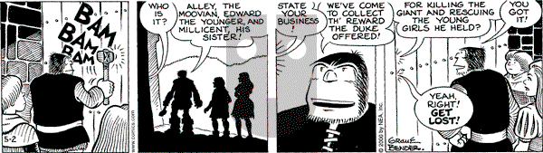 Alley Oop on Tuesday May 2, 2000 Comic Strip