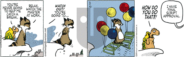 Over the Hedge on Thursday February 17, 2011 Comic Strip