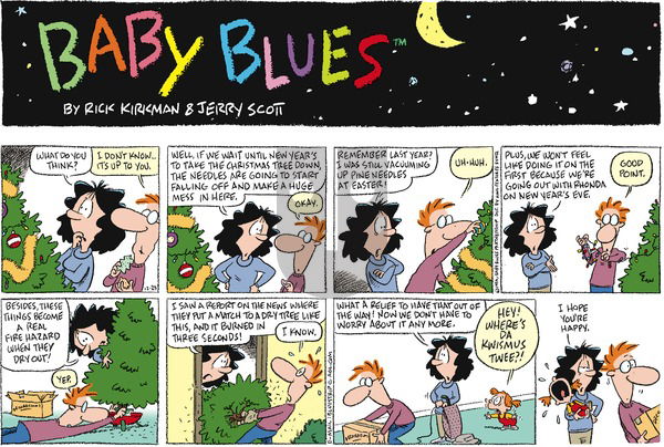 Baby Blues on Saturday February 22, 1997 Comic Strip