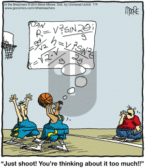 In the Bleachers - Monday January 4, 2016 Comic Strip