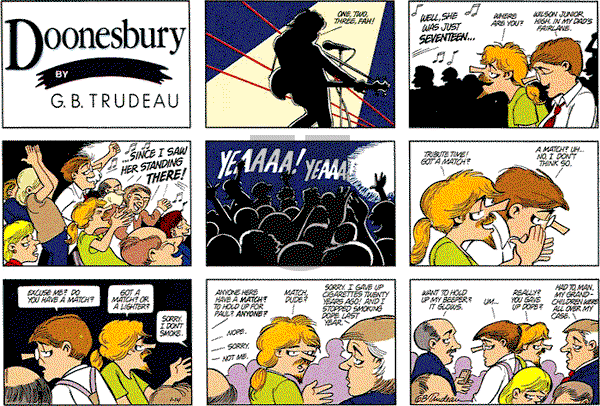 Doonesbury on Sunday January 14, 1990 Comic Strip