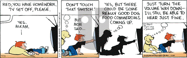 Red and Rover on Monday March 20, 2017 Comic Strip