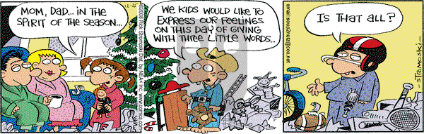 Soup to Nutz - Old on Thursday December 25, 2008 Comic Strip