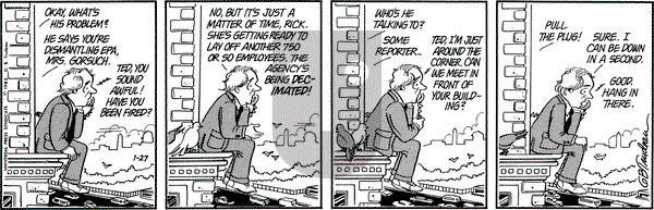 Doonesbury on Wednesday January 27, 1982 Comic Strip