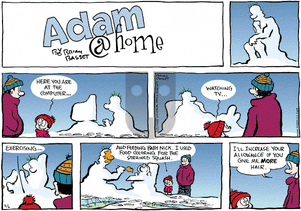 Adam@Home on Sunday February 6, 2005 Comic Strip