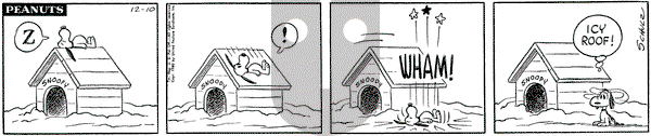 Peanuts on Saturday December 10, 1960 Comic Strip