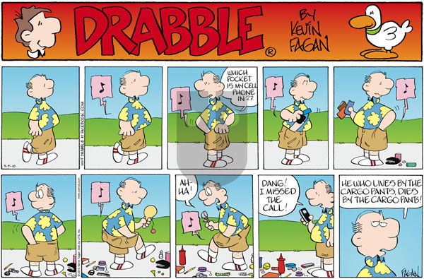 Drabble on Sunday September 5, 2010 Comic Strip