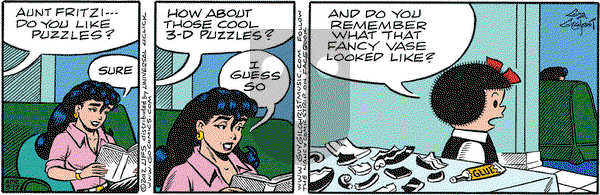 Nancy on Tuesday April 3, 2012 Comic Strip