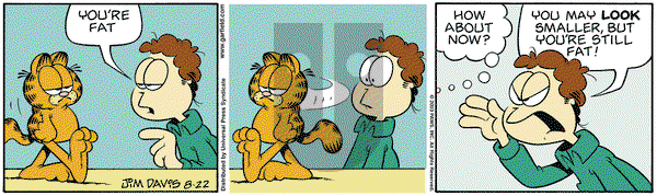 Garfield on Thursday September 18, 2003 Comic Strip