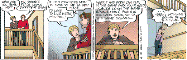 For Better or For Worse - Wednesday April 18, 2007 Comic Strip