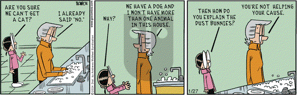 Grand Avenue on Saturday January 27, 2024 Comic Strip