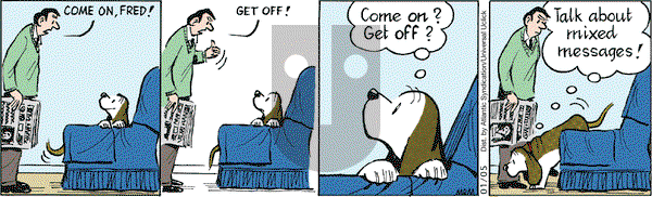 Fred Basset - Tuesday January 5, 2010 Comic Strip