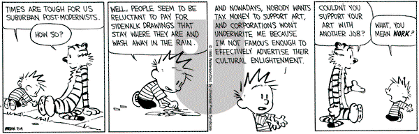 Calvin and Hobbes on Friday July 14, 1995 Comic Strip