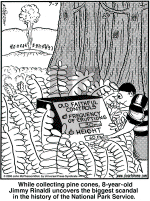 Close to Home on Friday July 7, 2000 Comic Strip