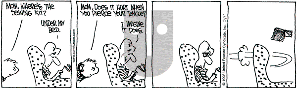 The Buckets on Friday April 17, 1998 Comic Strip