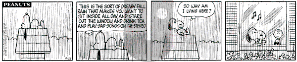 Peanuts on Friday September 27, 1968 Comic Strip
