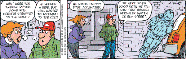 Cleats - Friday February 6, 2009 Comic Strip