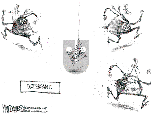 Matt Davies on Monday May 17, 2010 Comic Strip